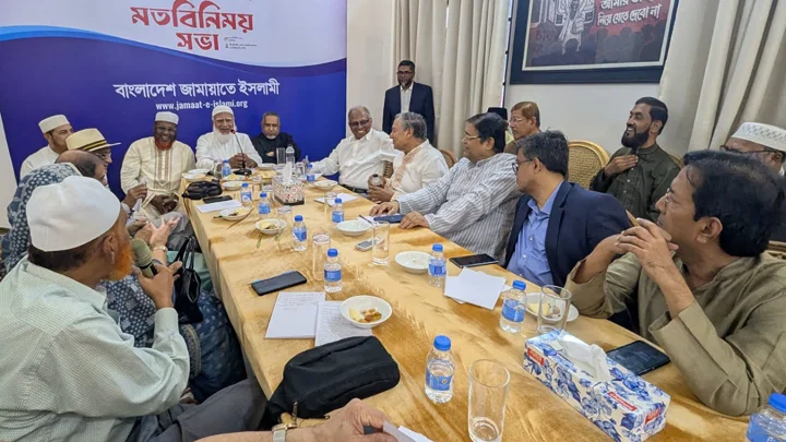 বিরোধিতা হবে নিয়মতান্ত্রিক ও গঠনমূলক, সম্পাদকদের সঙ্গে বৈঠকে জামায়াত