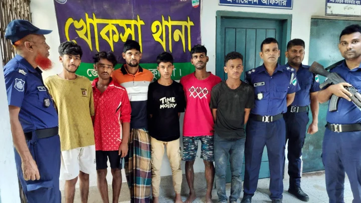 নৈশপ্রহরীকে আটকে রেখে ডাকাতি, গ্রেপ্তার ৬