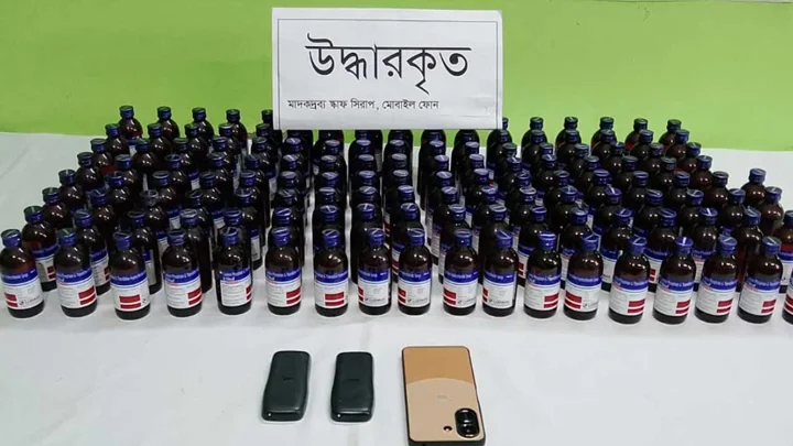 ফরিদপুরে ৪ লাখ টাকার স্কাফ সিরাপসহ ২ মাদক কারবারি গ্রেপ্তার