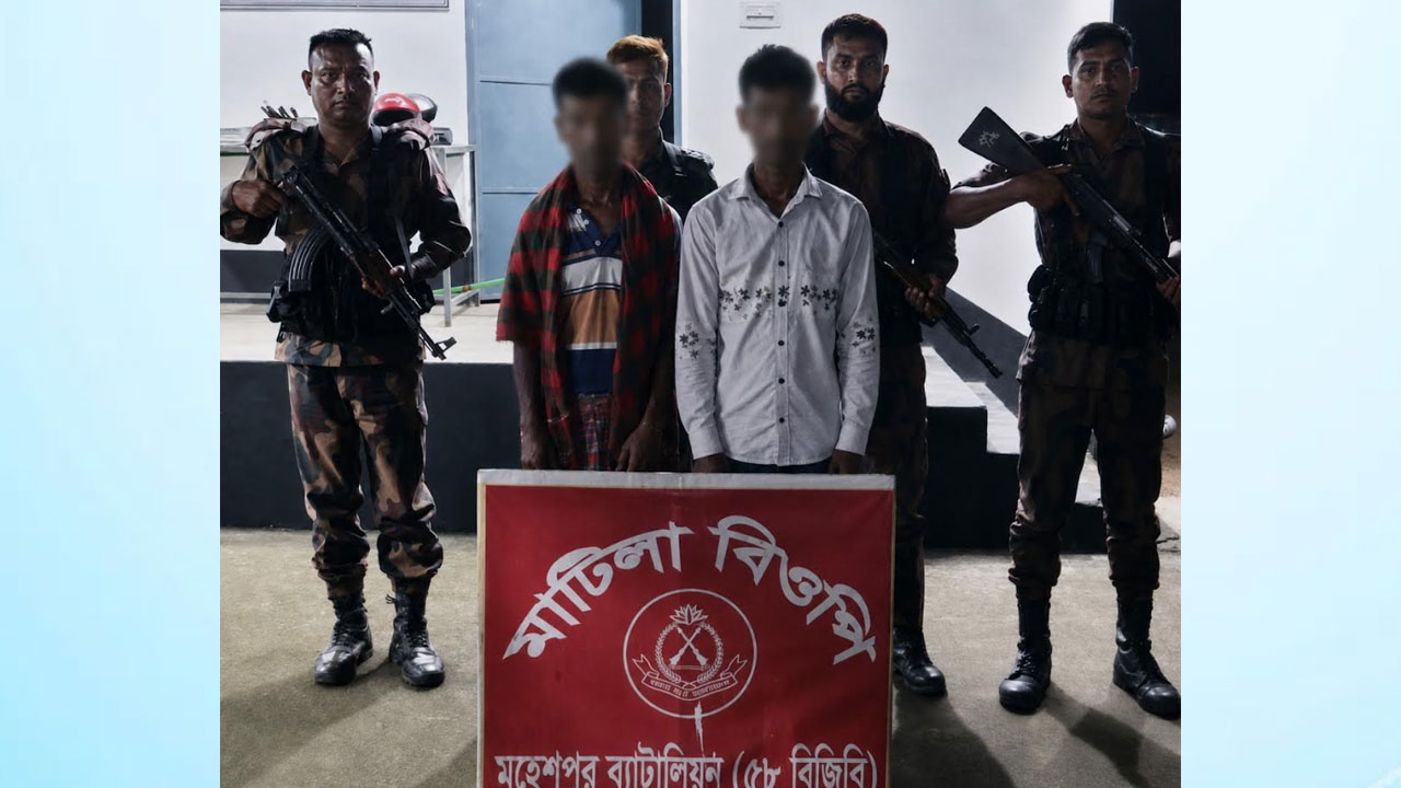 ভারতে অনুপ্রবেশের সময় বিজিবির হাতে ২ বাংলাদেশি আটক