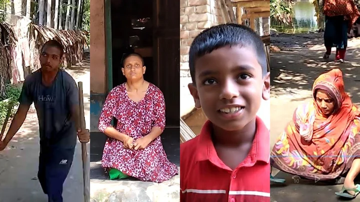 দারিদ্র্যের সঙ্গে লড়ছেন চার প্রতিবন্ধী, পাশে দাঁড়ানোর আকুতি