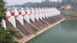 All Kaptai Lake spillway gates close