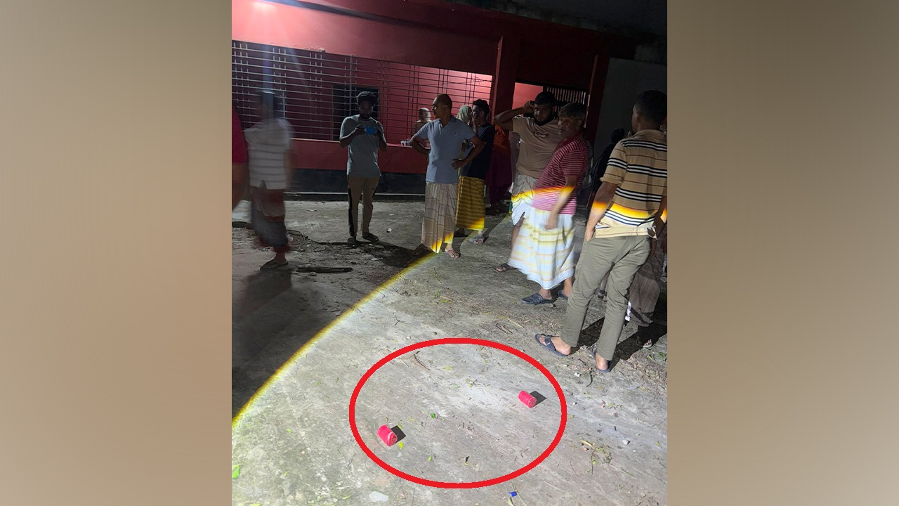 বিএনপি নেতার বাড়িতে ককটেল হামলা