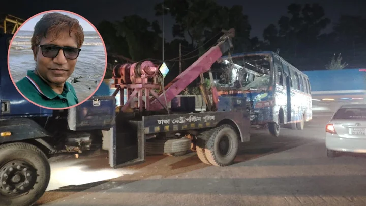 কুর্মিটোলা হাসপাতালের ফটকে বাসের ধাক্কা, হোটেল ম্যানেজার নিহত