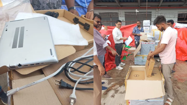ল্যাপটপ-আইপ্যাড এনে মোটর পার্টস ঘোষণা, কর ফাঁকির চেষ্টা