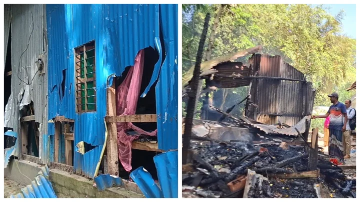 মসজিদের কমিটি নিয়ে বিরোধ, মাদারীপুরে শতাধিক বাড়িতে হামলা-লুটপাট
