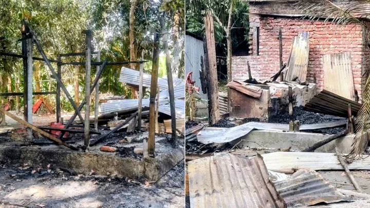 যুবলীগ নেতার হত্যা ঘিরে কালকিনিতে তাণ্ডব, অর্ধশতাধিক বাড়িতে ভাঙচুর-আগুন
