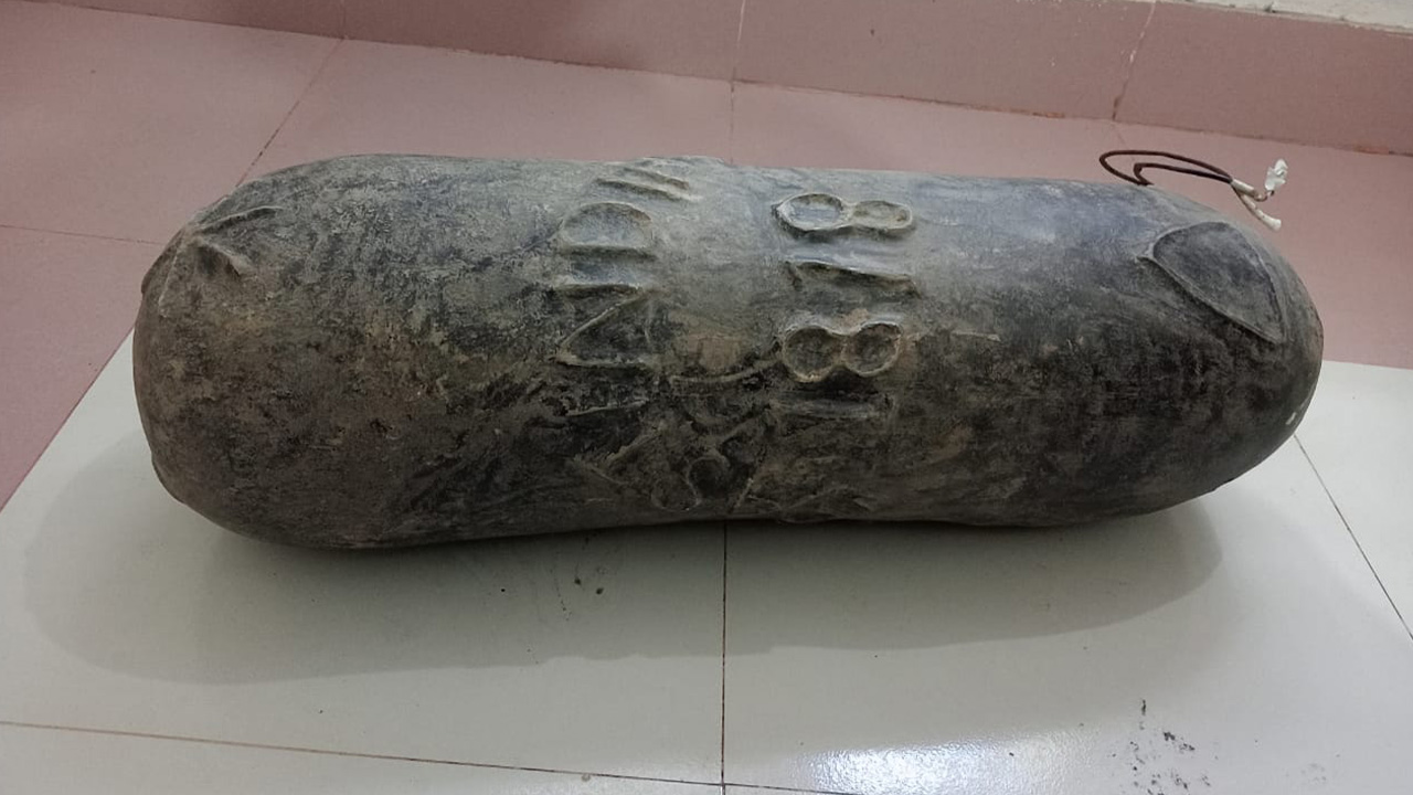 শাল্লায় ২০৮ বছরের পুরোনো ম্যাগনেট পিলার উদ্ধার