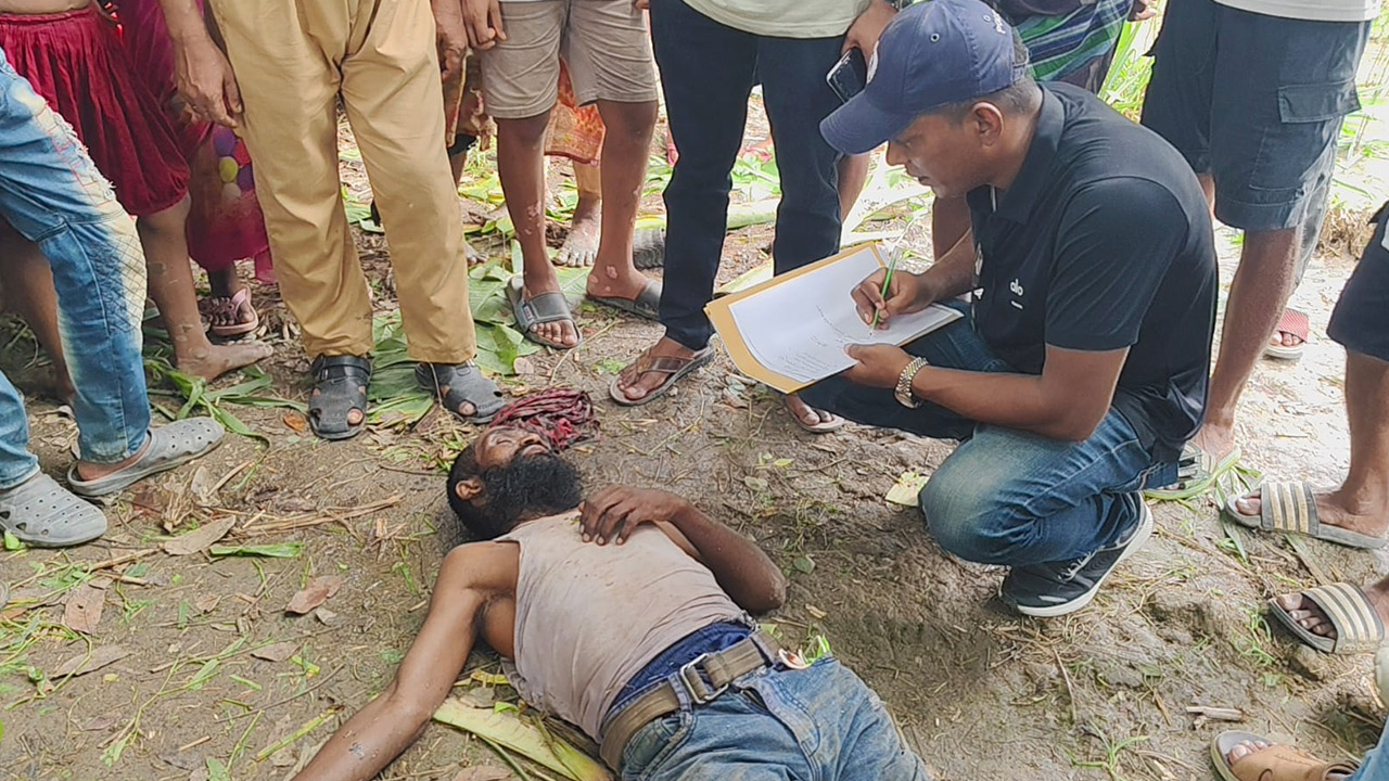 আহত চোর চক্রের সদস্য। ছবি: এশিয়া পোস্ট