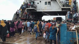পৌনে এক ঘণ্টা বন্ধ থাকার পর পাটুরিয়া-দৌলতদিয়া রুটে ফেরি চলাচল স্বাভাবিক