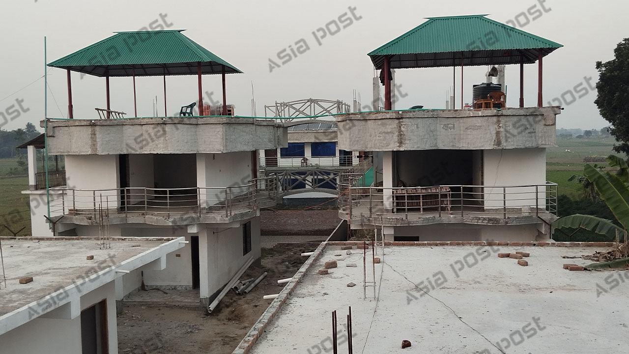 অনলাইন ক্যাসিনো এজেন্ট মুর্শিদ আলম লিপুর বাগানবাড়ি। ছবি: এশিয়া পোস্ট