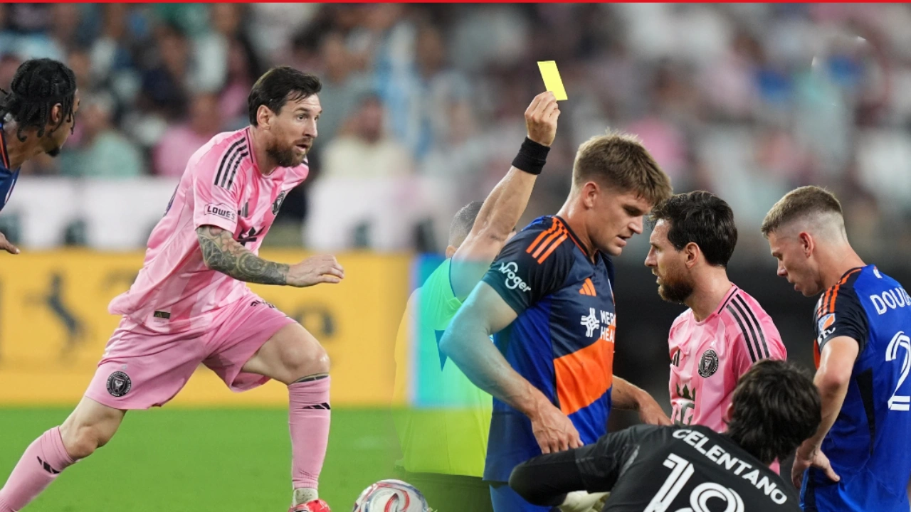 messi yellow card