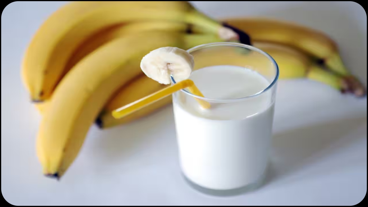 milk and banana