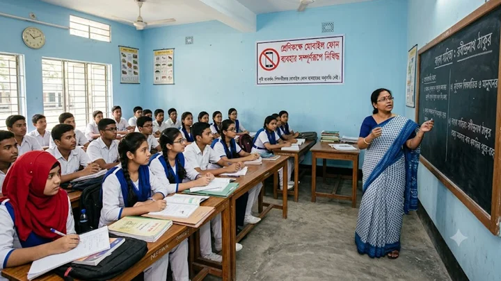সিরাজদিখানে শ্রেণিকক্ষে মোবাইল ব্যবহার নিষিদ্ধ