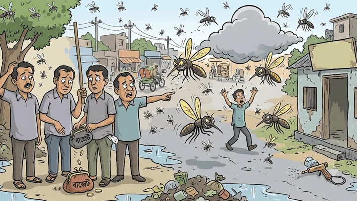মশা নিধনে বাজেট কম, বিপাকে চার পৌরসভা