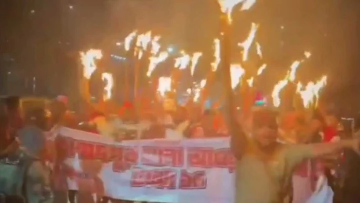 কল্যাণপুরে কার্যক্রম নিষিদ্ধ আওয়ামী লীগের মশাল মিছিল