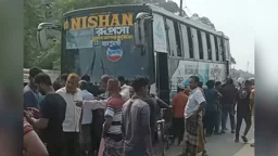 মোটরসাইকেলে দ্রুতগতির বাসের ধাক্কা, প্রাণ গেল কালীগঞ্জ পৌরসভাকর্মীর