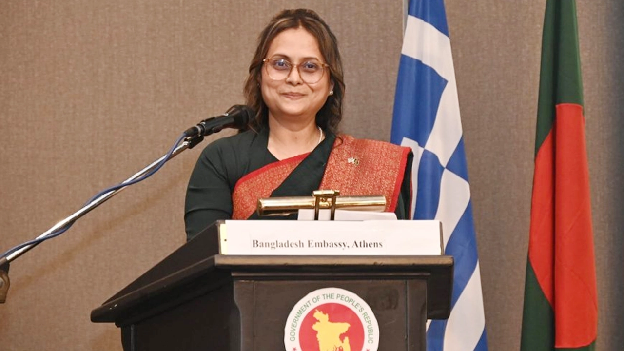 রাষ্ট্রদূত নাহিদা রহমান সুমনা। ছবি: ইনফোমাইগ্র্যান্টস থেকে নেওয়া
