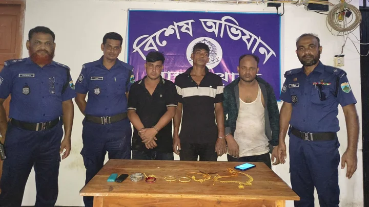ঘরে ঢুকে পরিবারের সদস্যদের হাতকড়া পরিয়ে স্বর্ণালংকার লুটের চেষ্টা