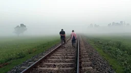 কুয়াশার চাদরে মোড়া শিশিরভেজা ভোরে শীতের আগমনী বার্তা