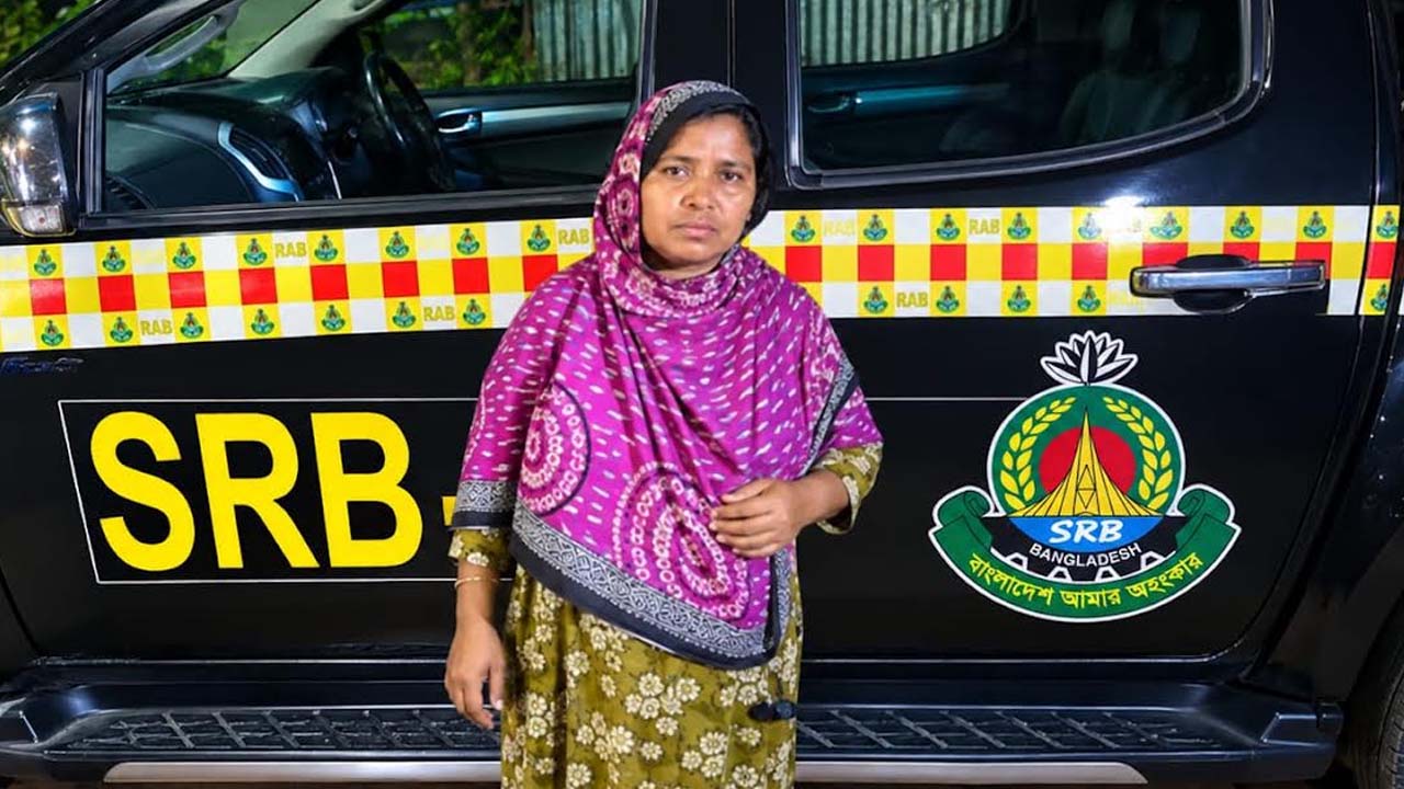 অপহরণকারী গৃহকর্মী বেলী বেগম। ছবি: এশিয়া পোস্ট