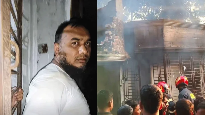 ছাত্রীকে ধর্ষণচেষ্টার অভিযোগে শিক্ষক আটক, মাদ্রাসা ও বাড়িতে অগ্নিসংযোগ