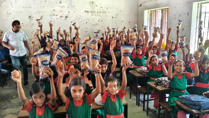In Lalmonirhat chars, a school meal is changing the learning day