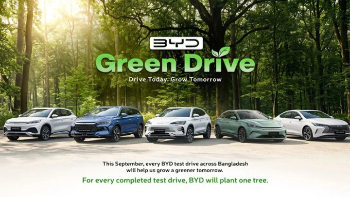 Tree plantation under BYD Bangladesh’s ‘Green Drive’ initiative