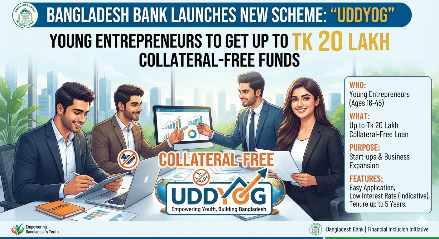 Young entrepreneurs to get up to Tk 20 lakh collateral-free funds 