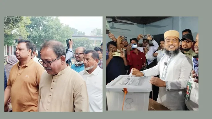 Thakurgaon-1 by-election underway; BNP, Jamaat candidates cast votes