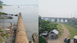 পাইপ কাটার সময় আটক ১০, ছাড়াতে থানায় ছুটে গেলেন বিএনপি নেতা