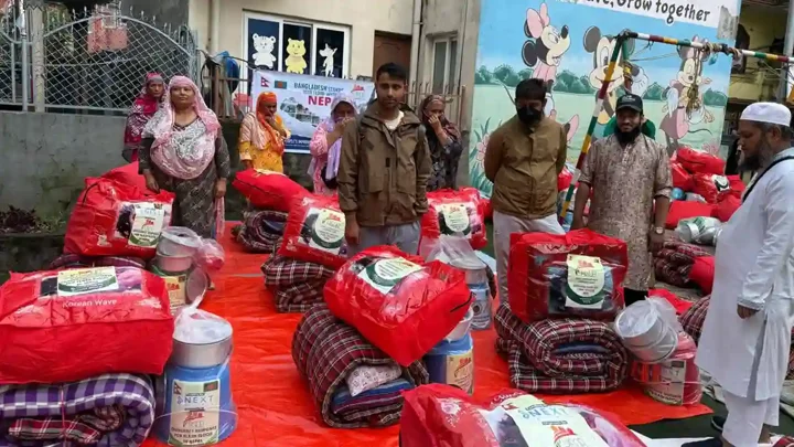নেপালে বন্যা-ভূমিধসে ক্ষতিগ্রস্তদের পাশে পিসব