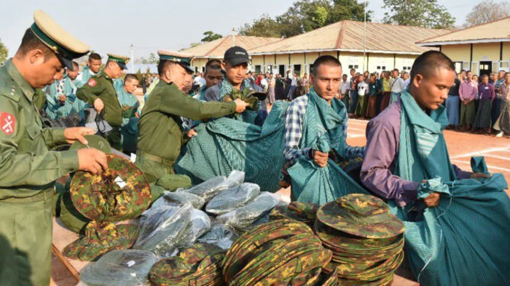 Myanmar regime denies drafting college students into army