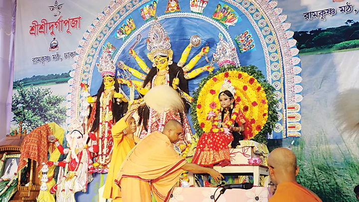 Hindu community celebrates Kumari Puja