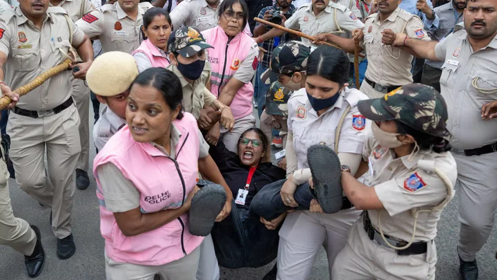 'Cockroach' movement leaders jailed for 5 days after scaling barricades at New Delhi protest