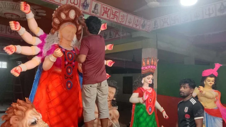 লামায় ১০ মণ্ডপে দুর্গাপূজা, বিশেষ আকর্ষণ ‘মায়ের আরতি প্রতিযোগিতা’