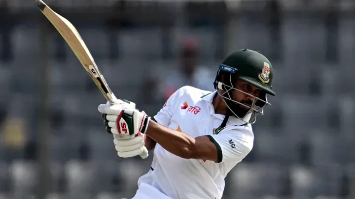 Shadman completes third Test century, then falls