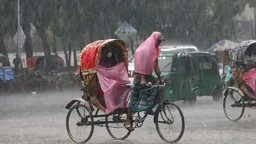 সকালের মধ্যে ৮ অঞ্চলে বজ্রবৃষ্টির শঙ্কা 