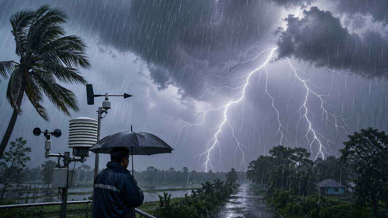 আগামী ৫ দিন ভারী বর্ষণ ও বজ্রবৃষ্টির আভাস, ১০ জেলায় সতর্কসংকেত