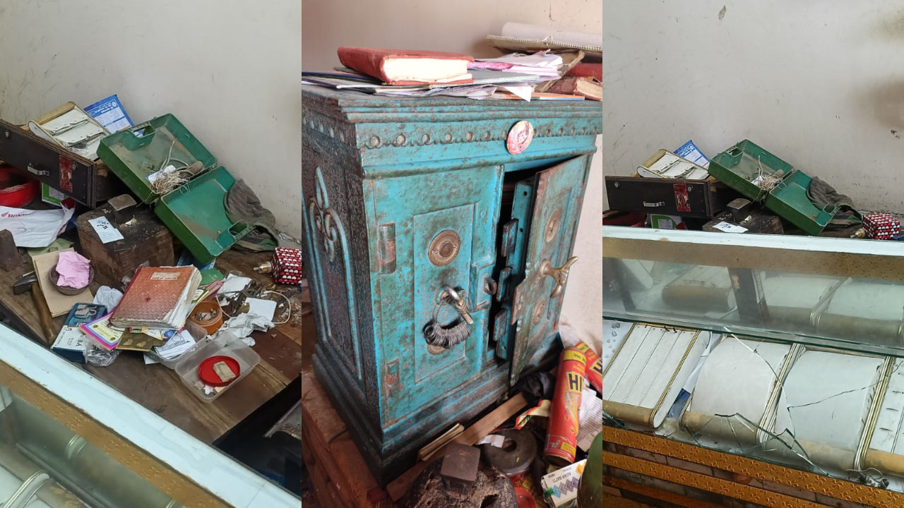 নৈশপ্রহরীদের বেঁধে দোকানে ডাকাতি, ২১ লাখ টাকার মালামাল লুট