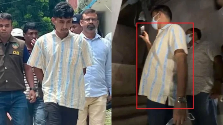 আসামি ও পুলিশ কর্মকর্তার একই শার্ট নিয়ে নানা প্রশ্ন