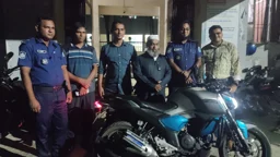 বরিশাল থেকে চুরি যাওয়া মোটরসাইকেল টুঙ্গিপাড়ায় উদ্ধার
