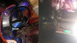 ফেনীতে যানবাহনের ত্রিমুখী সংঘর্ষে প্রাণ গেল অটোরিকশাচালকের