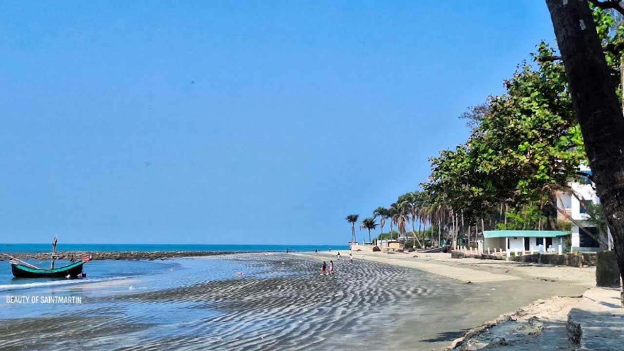 প্রবাল দ্বীপ সেন্টমার্টিন। ছবি: এশিয়া পোস্ট