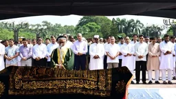 বিএনপি নেতা সালাউদ্দিনের জানাজা অনুষ্ঠিত