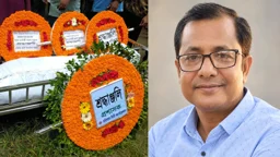 অশ্রু আর ভালোবাসায় চিরবিদায় সাংবাদিক পুলক চ্যাটার্জিকে