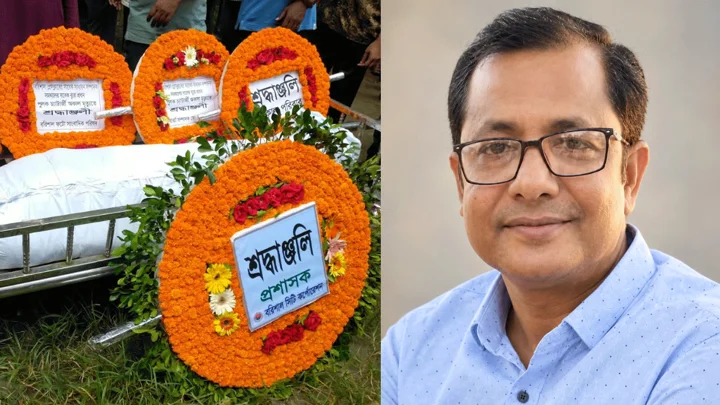 অশ্রু আর ভালোবাসায় চিরবিদায় সাংবাদিক পুলক চ্যাটার্জিকে