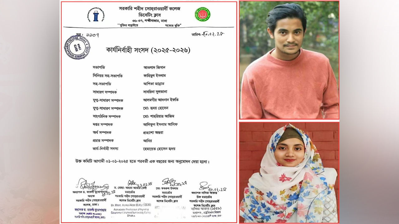 মেয়াদোত্তীর্ণ কমিটিতেই চলছে সোহরাওয়ার্দী কলেজ ডিবেটিং ক্লাব