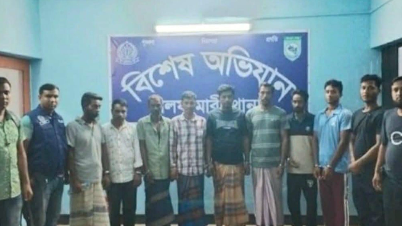 সুনামগঞ্জে সেলিম হত্যা মামলার ৮ আসামি পঞ্চগড় থেকে গ্রেপ্তার