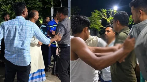 বিরোধ মেটাতে থানায় এসে দুই পক্ষের সংঘর্ষ, আটক ৫